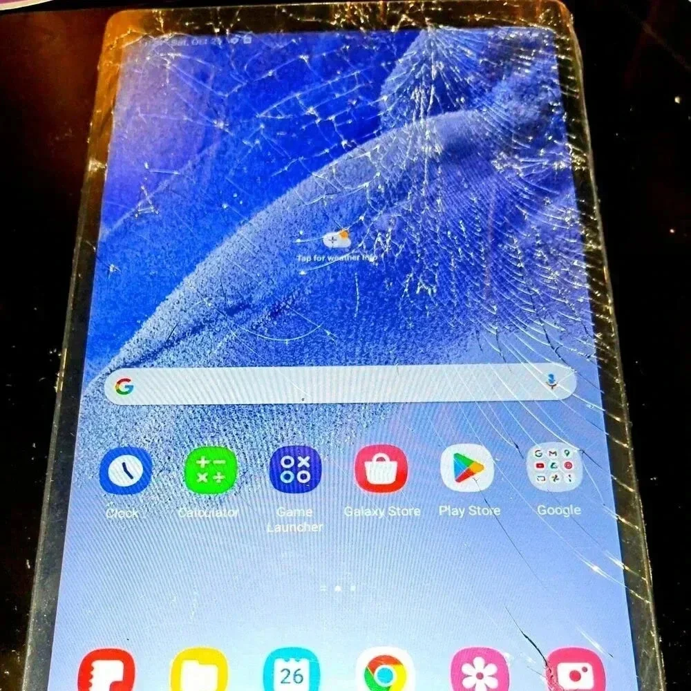 Samsung Galaxy A7 Lite (2021) cracked screen